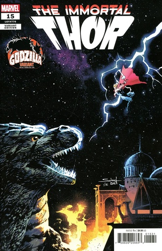 [JUL240826] Immortal Thor #15 (Jonas Scharf Godzilla Variant)