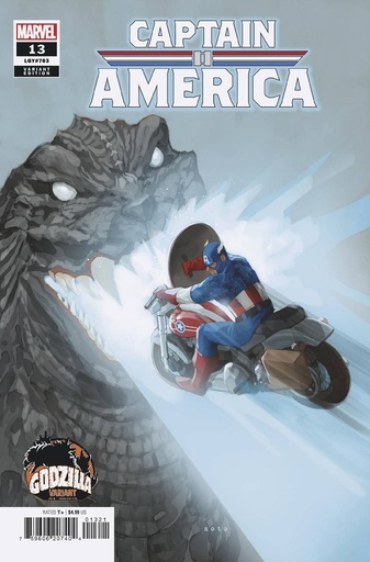 [JUL240812] Captain America #13 (Phil Noto Godzilla Variant)