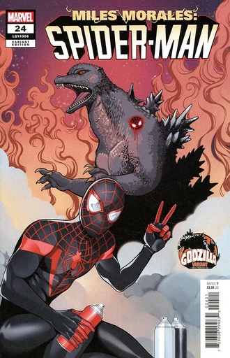 [JUL240792] Miles Morales: Spider-Man #24 (Romy Jones Godzilla Variant)