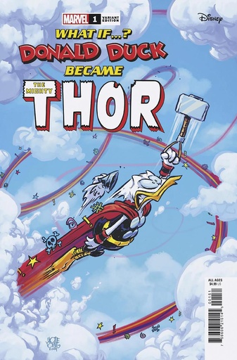 [JUL240647] Marvel & Disney: What If…? Donald Duck Became Thor #1 (Skottie Young Variant)