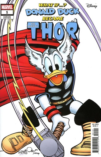[JUL240642] Marvel & Disney: What If…? Donald Duck Became Thor #1 (Walt Simonson Variant)