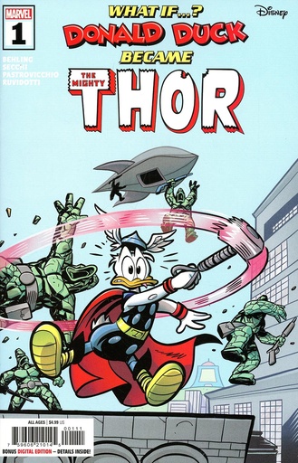 [JUL240641] Marvel & Disney: What If…? Donald Duck Became Thor #1