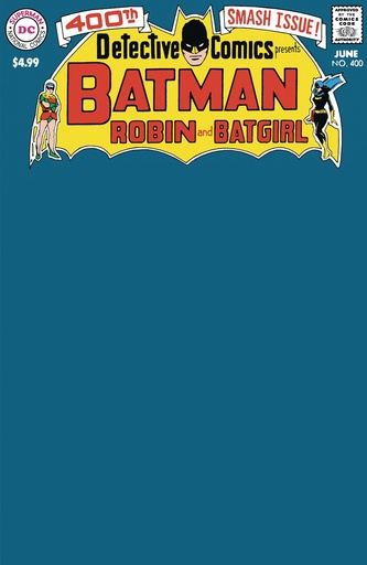 [JUL243444] Detective Comics #400 (Facsimile Edition Cover C Blank Variant)
