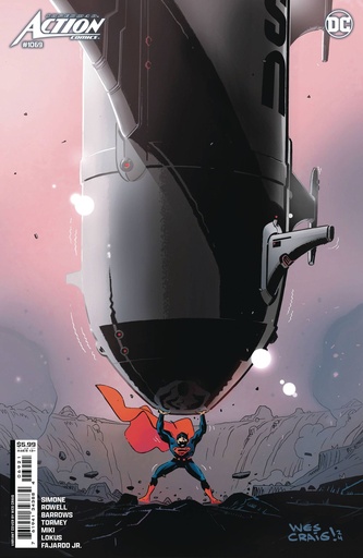 [JUL243370] Action Comics #1069 (Cover B Wes Craig Card Stock Variant)