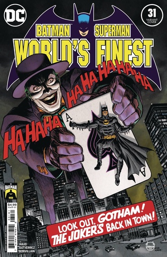 [JUL243339] Batman/Superman: Worlds Finest #31 (Cover F Batman 85th Anniversary Card Stock Variant)
