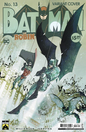 [JUL243332] Batman and Robin #13 (Cover D Batman 85th Anniversary Card Stock Variant)