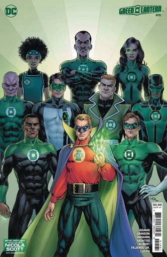[JUL243271] Green Lantern #15 (Cover D Nicola Scott Artist Spotlight Card Stock Variant)