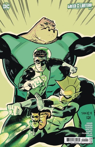 [JUL243269] Green Lantern #15 (Cover B Chris Samnee Card Stock Variant)