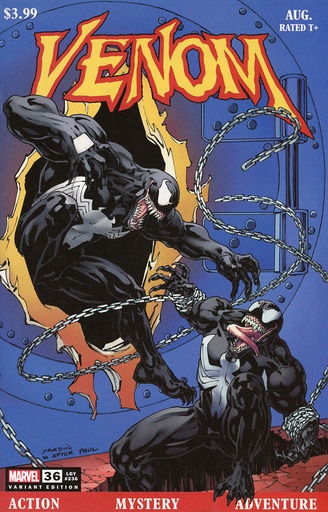 [APR247717] Venom #36 (David Yardin Marvel 85th Anniversary Homage Variant)