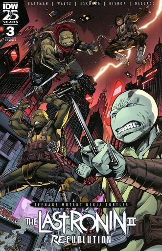 [FEB248849] Teenage Mutant Ninja Turtles: The Last Ronin II - Re-Evolution #3 (Cover A Escorzas)