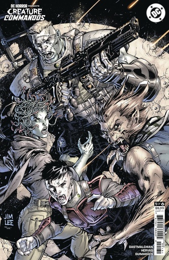 [AUG243474] DC Horror Presents: Creature Commandos #1 of 6 (Cover C Jim Lee Card Stock Variant)