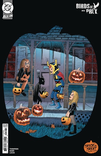 [AUG243429] Birds Of Prey #14 (Cover D Kelley Jones Trick Or Treat Card Stock Variant)