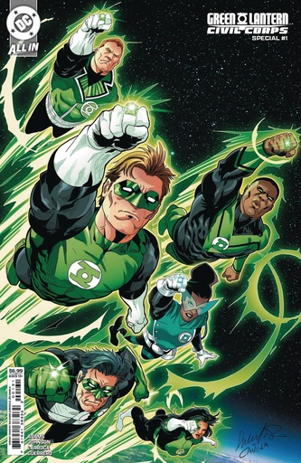 [AUG243401] Green Lantern Civil Corps Special #1 (Cover B Salvador Larroca Card Stock Variant)