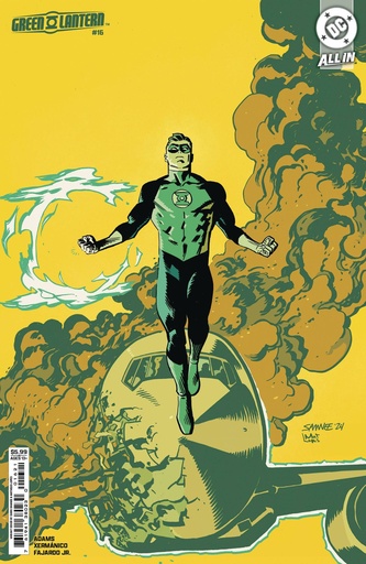 [AUG243396] Green Lantern #16 (Cover B Chris Samnee Card Stock Variant)