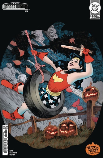 [AUG243337] Wonder Woman #14 (Cover D Kelley Jones Trick Or Treat Card Stock Variant)