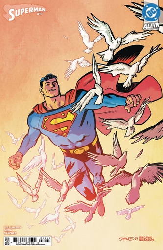 [AUG243330] Superman #19 (Cover D Chris Samnee Card Stock Variant)