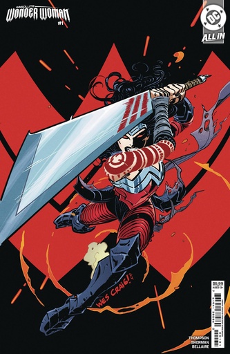 [AUG243307] Absolute Wonder Woman #1 (Cover B Wes Craig Card Stock Variant)