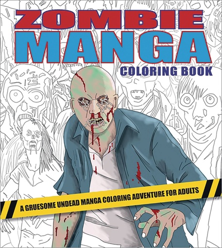[AUG242584] Zombie Manga Coloring Book