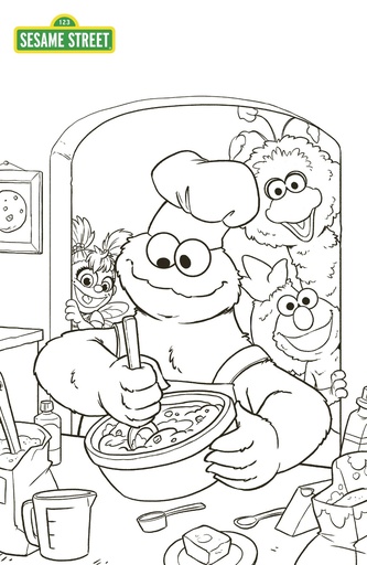 [AUG242013] Sesame Street #3 (Cover C Coloring Book Sketch Variant)
