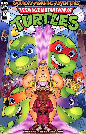 [AUG241287] Teenage Mutant Ninja Turtles: Saturday Morning Adventures Continued #18 (Cover B Rik Mack)