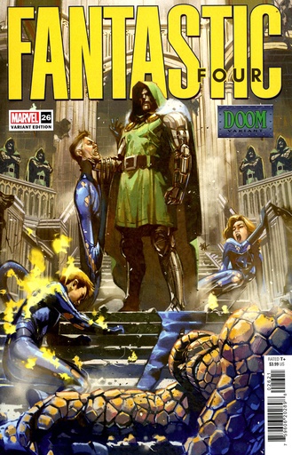 [AUG240864] Fantastic Four #26 (Ben Harvey Doom Variant)