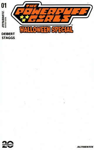 [AUG240221] The Powerpuff Girls Halloween Special #1 (Cover F Blank Authentix Variant)
