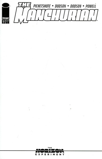 [JUL247969] The Horizon Experiment: The Manchurian #1 of 5 (Cover D Blank Variant)