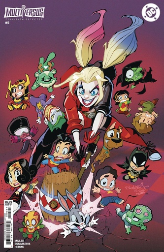 [SEP243497] Multiversus: Collision Detected #5 of 6 (Cover B Jon Sommariva Card Stock Variant)