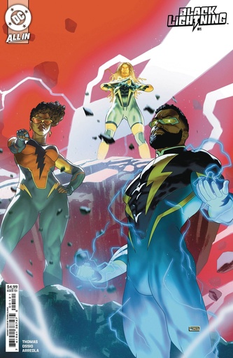 [SEP243470] Black Lightning #1 (Cover B Taurin Clarke Card Stock Variant)