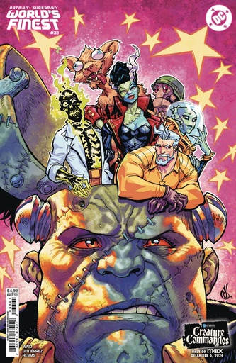 [SEP243458] Batman/Superman: Worlds Finest #33 (Cover D Carlos Danda Creature Commandos Card Stock Variant)