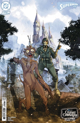 [SEP243375] Superman #20 (Cover E Carmine Di Giandomenico Creature Commandos Card Stock Variant)