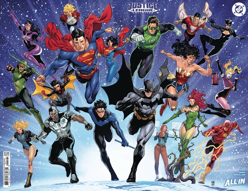[SEP243333] Justice League Unlimited #1 (Cover H Daniel Sampere Wraparound Foil Variant)