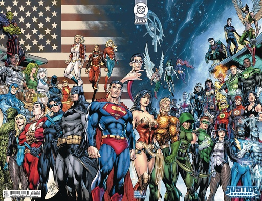 [SEP243330] Justice League Unlimited #1 (Cover E Ed Benes Wraparound Card Stock Variant)