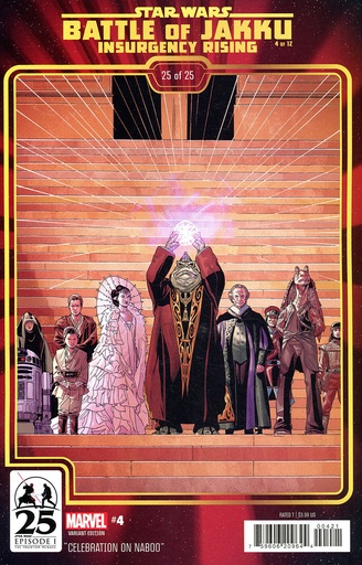 [SEP240916] Star Wars: Battle of Jakku - Insurgency Rising #4 of 4 (Chris Sprouse Phantom Menace 25th Anniversary Variant)