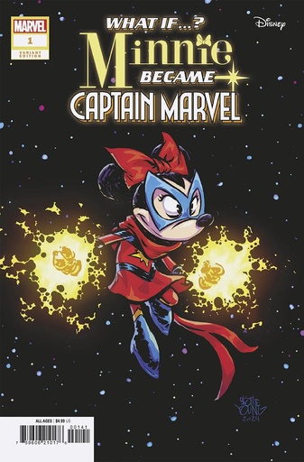 [SEP240702] Marvel & Disney: What If...? Minnie Became Captain Marvel #1 (Skottie Young Variant)