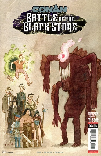 [SEP240384] Conan the Barbarian: Battle of the Black Stone #3 (Cover B Scott Campbell)