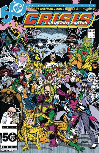 [OCT243274] Crisis On Infinite Earths #9 (Facsimile Edition Cover A George Perez)