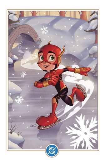 [OCT243239] The Flash #16 (Cover D Chrissie Zullo DC Winter Wonderland Card Stock Variant)