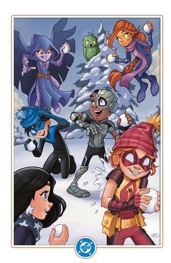 [OCT243226] Titans #18 (Cover D Chrissie Zullo DC Winter Wonderland Card Stock Variant)