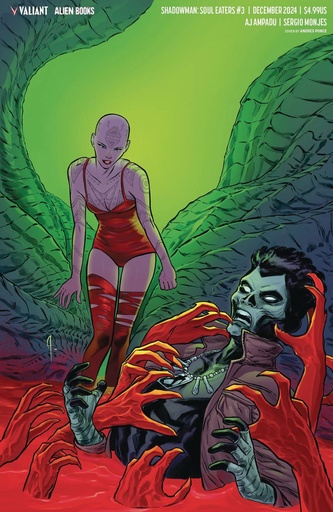 [OCT241242] Shadowman: Soul Eaters #3 of 4 (Cover D Andres Ponce Virgin Variant)