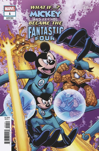 [OCT240892] Marvel & Disney: What If...? Mickey & Friends Became the Fantastic Four #1 (Nick Bradshaw Variant)