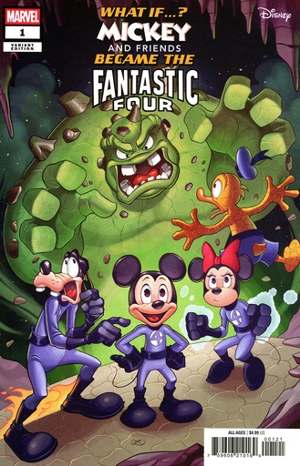 [OCT240891] Marvel & Disney: What If...? Mickey & Friends Became the Fantastic Four #1 (Chrissie Zullo Variant)