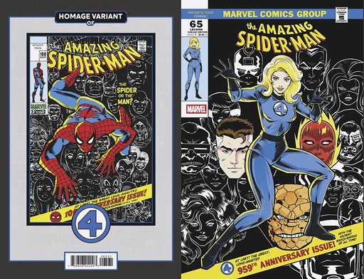 [OCT240879] Amazing Spider-Man #65 (Luciano Vecchio Fantastic Four Homage Variant)