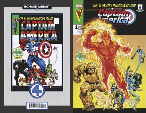 [OCT240840] Sam Wilson: Captain America #1 of 5 (Cory Smith Fantastic Four Homage Variant)