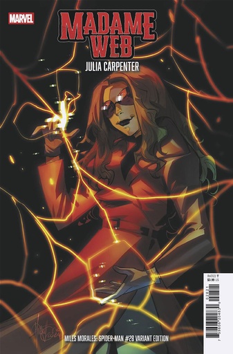 [OCT240832] Miles Morales: Spider-Man #28 (Mirka Andolfo Madame Web Variant)