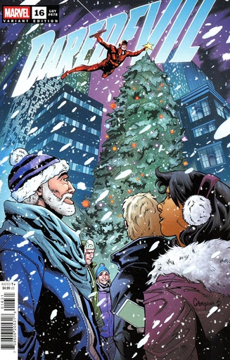 [OCT240752] Daredevil #16 (Chris Campana Winter Holiday Variant)