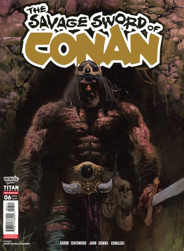 [OCT240347] Savage Sword of Conan #6 (Cover A Jason Shawn Alexander)