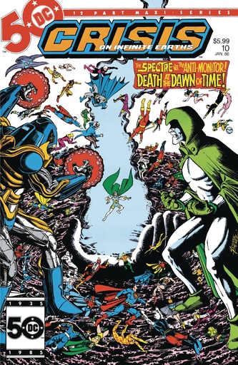 [NOV243218] Crisis On Infinite Earths #10 (Facsimile Edition Cover B George Perez Foil Variant)