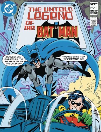 [NOV243216] The Untold Legend of the Batman: Limited Edition #1 (Cover B Jose Luis Garcia-Lopez & Dick Giordano Foil Variant)
