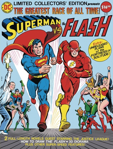 [NOV243213] Limited Collectors' Edition #48 (Superman vs Flash Facsimile Edition Cover B Foil Variant)